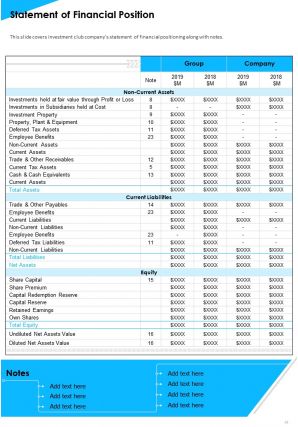 Annual Reports For Investment Clubs Pdf Doc Ppt Document Report Template