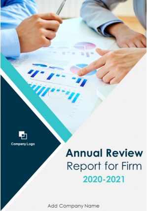 Annual review report for firm pdf doc ppt document report template