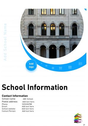 Annual school library report sample pdf doc ppt document report template