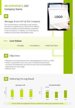 Bi fold corporate company mobile first presentations document report pdf ppt template