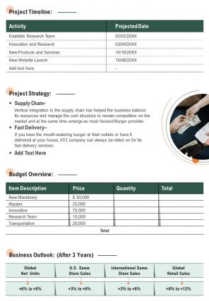 Bi fold funding proposal for raising funds from investors document report pdf ppt template