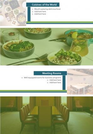 Bi fold hotel ads in magazine document report pdf ppt template