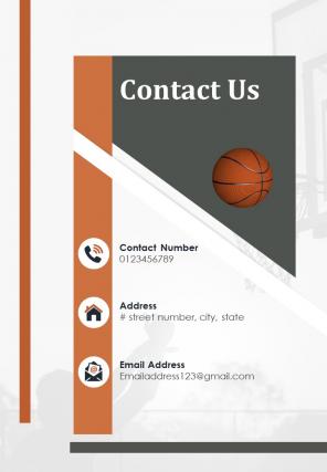 Bi fold sports tournament ads in magazine document report pdf ppt template