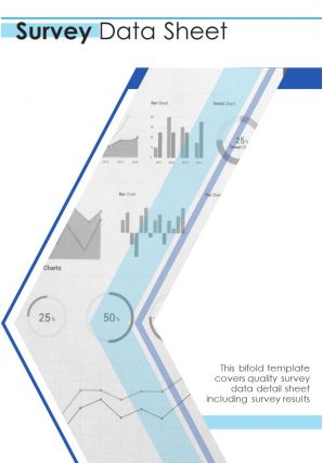 Bi fold survey data sheet document report pdf ppt template