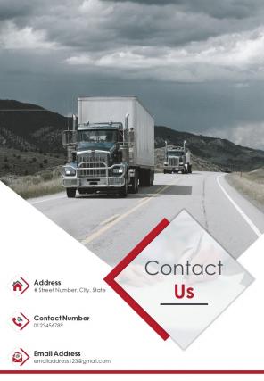 Bi fold transportation summary for investors document report pdf ppt template