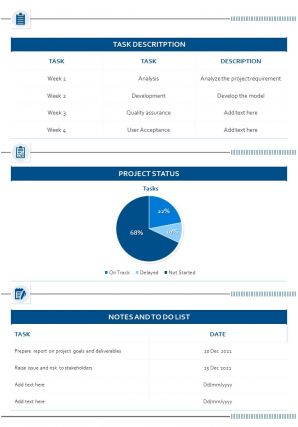 Bi fold weekly budget planner summary document report pdf ppt template