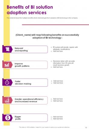 BI Solution Adaption Proposal Report Sample Example Document Professionally