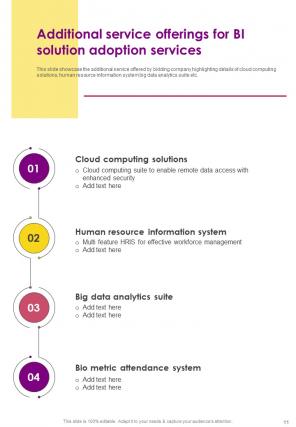 BI Solution Adaption Proposal Report Sample Example Document Multipurpose