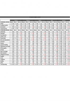 Budget Vs Actual Excel Template Excel Spreadsheet Worksheet Xlcsv XL Bundle V Impactful Aesthatic