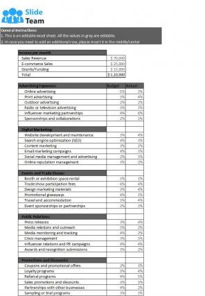 Budget Vs Actual Excel Template Excel Spreadsheet Worksheet Xlcsv XL Bundle V Professionally Aesthatic