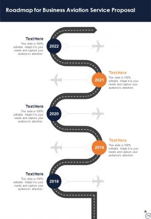 Business Aviation Service Proposal Sample Document Report Doc Pdf Ppt