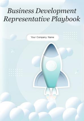 Business Development Representative Playbook Report Sample Example Document