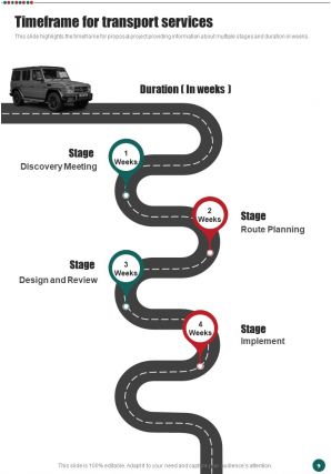 Business Proposal For Transport Company Report Sample Example Document