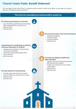 Church annual report pdf doc ppt document report template
