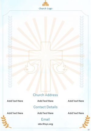 Church annual report pdf doc ppt document report template