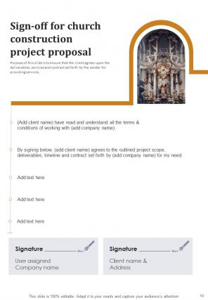 Church Construction Project Proposal Report Sample Example Document