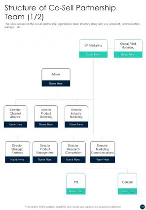 Co sell partnership proposal sample document report doc pdf ppt