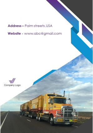 Commercial vehicle company annual reports pdf doc ppt document report template