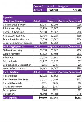 Commercialization Budget Excel Spreadsheet Worksheet Xlcsv XL Bundle V Downloadable Multipurpose