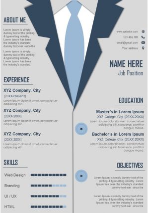 Creative curriculum vitae sample a4 resume template