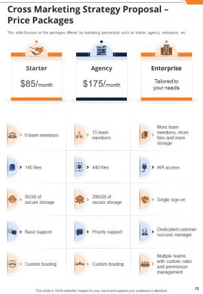 Cross marketing strategy proposal sample document report doc pdf ppt