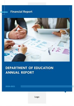 Department of education annual report pdf doc ppt document report template