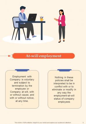 Employee Exit Policy A4 Handbook Hb V Slides Idea