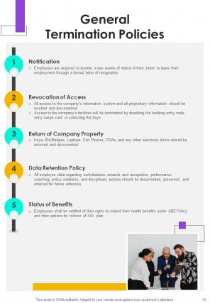 Employee Layoff Policy A4 Handbook HB V Image Pre-designed