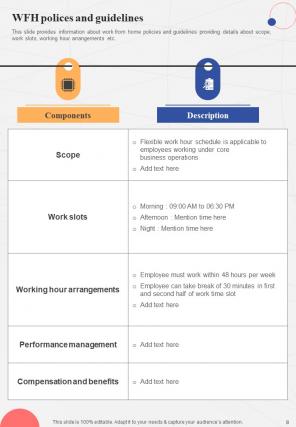 Employee WFH Policy Development Proposal Report Sample Example Document Impactful Professional