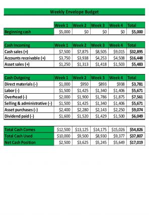 Envelope Budget Excel Spreadsheet Worksheet Xlcsv XL Bundle V Impactful Compatible