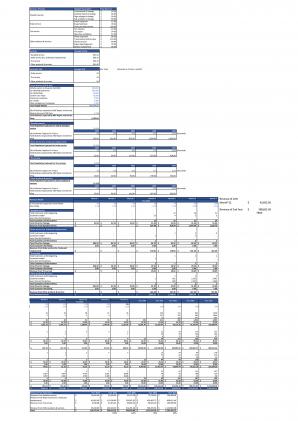 Financial And Valuation For Planning Sample Meineke Car Care Center Business Plan In Excel BP XL Ideas Content Ready