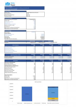 Financial Statements And Valuation For Planning Sample Teleperformance Business Plan In Excel BP XL