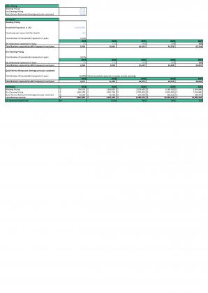 Financial Statements Modeling And Valuation For On Demand Laundry Business Plan In Excel BP XL Content Ready Impactful