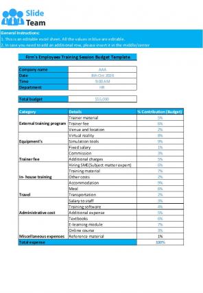 Firms Budget Template Excel Spreadsheet Worksheet Xlcsv XL Bundle V Captivating Compatible