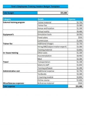 Firms Budget Template Excel Spreadsheet Worksheet Xlcsv XL Bundle V Aesthatic Compatible