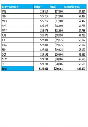 Firms Budget Template Excel Spreadsheet Worksheet Xlcsv XL Bundle V Compatible Researched