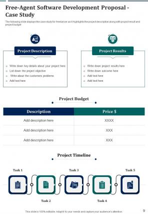 Free agent software development proposal example document report doc pdf ppt