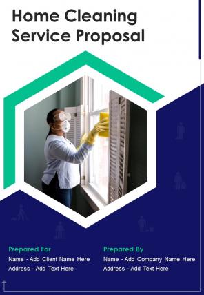 Home Cleaning Service Proposal Example Document Report Doc Pdf Ppt