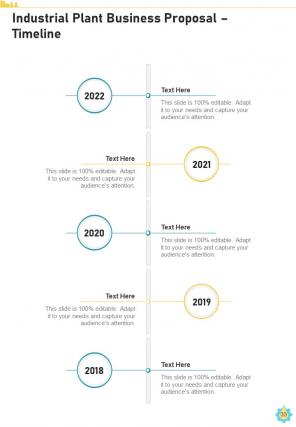 Industrial plant business proposal example document report doc pdf ppt