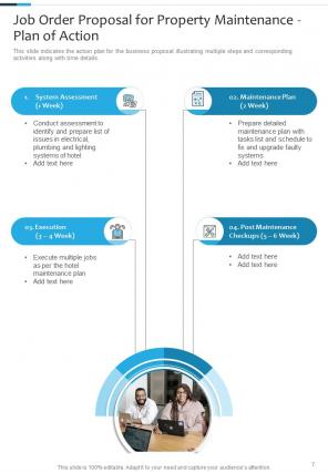 Job order for property maintenance proposal example document report doc pdf ppt