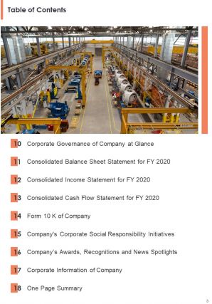 Manufacturing company annual report pdf doc ppt document report template