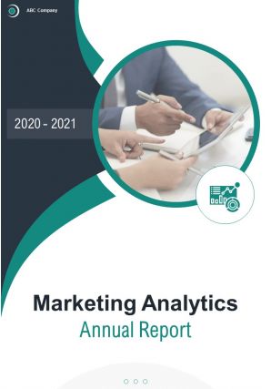 Marketing Analytics Annual Report Pdf Doc Ppt Document Report Template