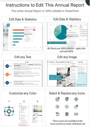 Marketing Analytics Annual Report Pdf Doc Ppt Document Report Template