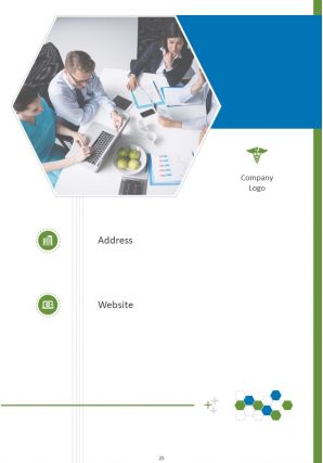 Medical company annual report pdf doc ppt document report template