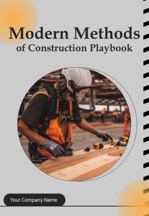 Modern Methods Of Construction Playbook Report Sample Example Document