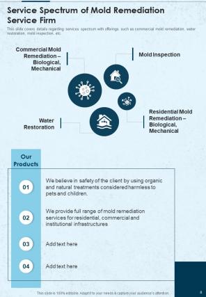 Mold Remediation Proposal Template Report Sample Example Document