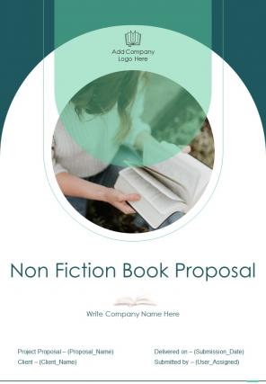 Non fiction book proposal example document report doc pdf ppt