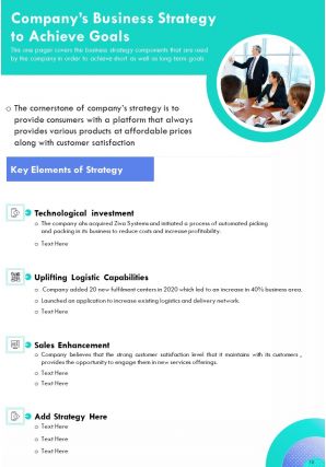 One pager annual performance report examples pdf doc ppt document report template