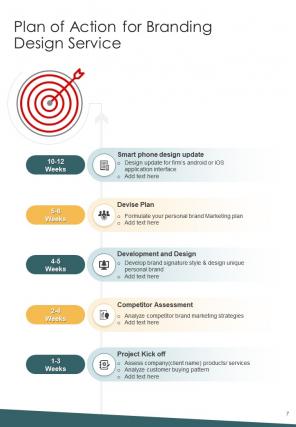 One pager branding design proposal template