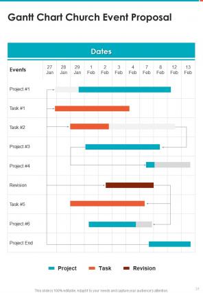 One pager church event proposal template